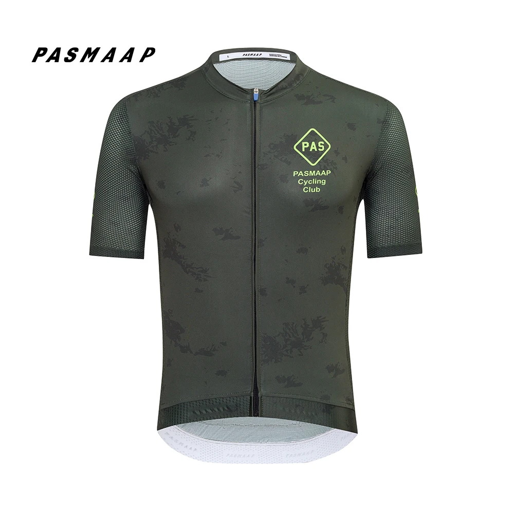 PASMAAP-Cycling Jersey for Men, short Sleeve, Pro Team, MTB, Road Bike Clothing, Breathable Bicycle Shirts, 2025