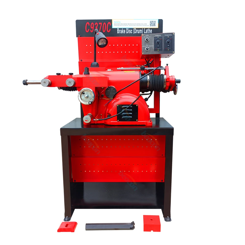 Auto Suv Car Tire Repair Stand Brake Lathe Cutting Machine Brake Disc And Drum Rotor Cutting Lathe C9370C