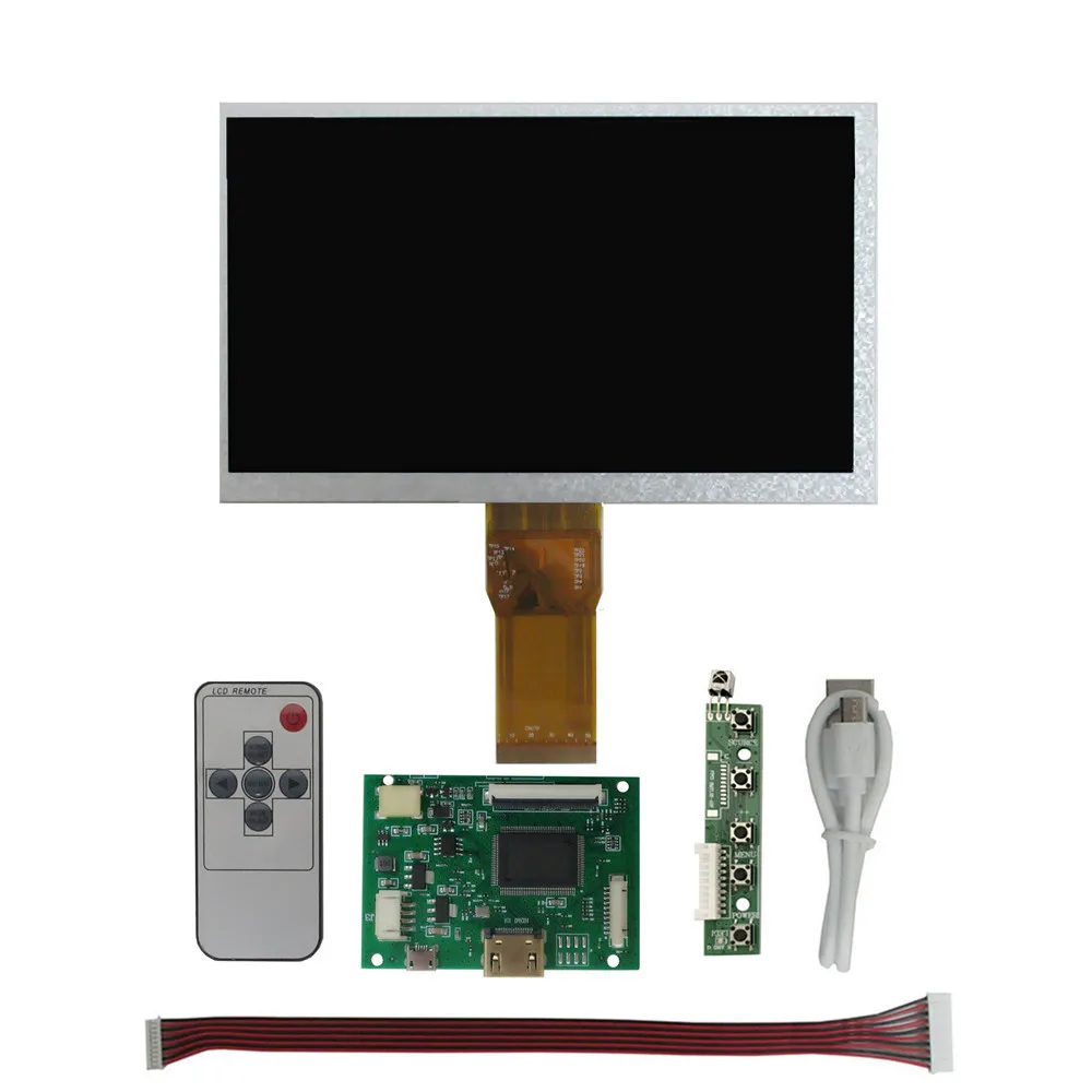 

7-inch HD LCD display screen driver control board DIY multi-purpose HDMI-compatible Raspberry Pi computer PC portable monitor