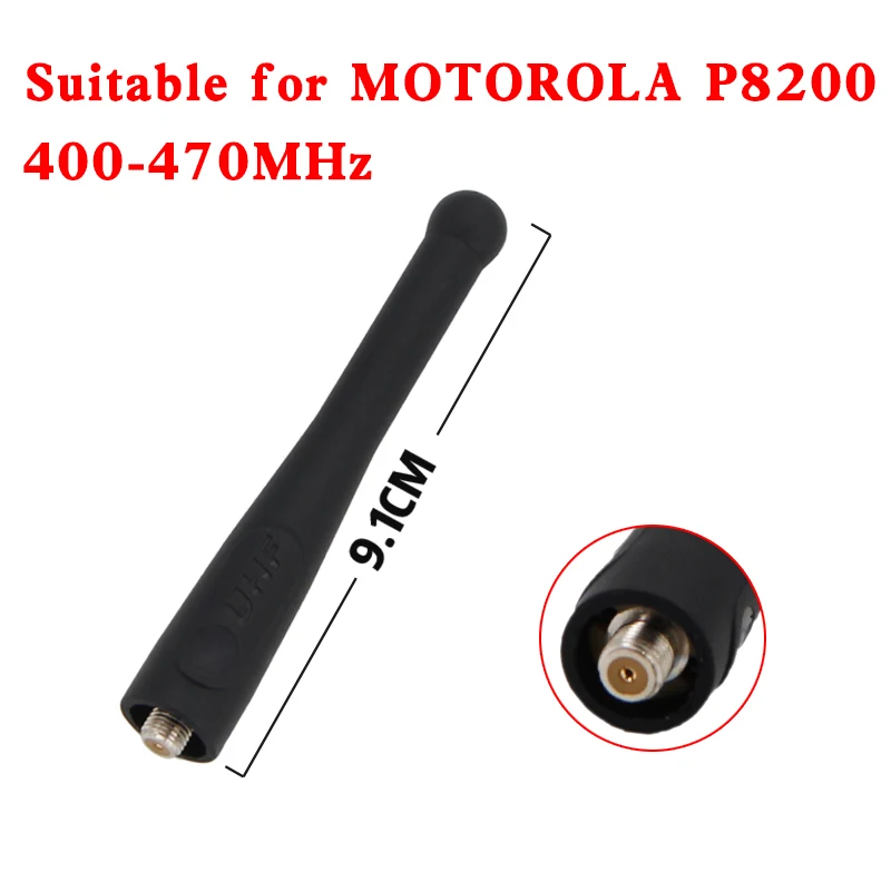 1/5 шт. антенна Motorola UHF 9,1 см, антенна для Motorola XIR P8200 P8268 P8208 P8260 P6550 HT1000, портативная двухсторонняя радиоантенна