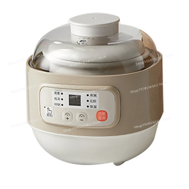 Mini pentola elettrica per stufato DDZ-A08D1 - Piccolo fornello per alimenti per bambini, pentola a cottura lenta per porridge/sopa per neonati, pentola calda compatta ​ ​