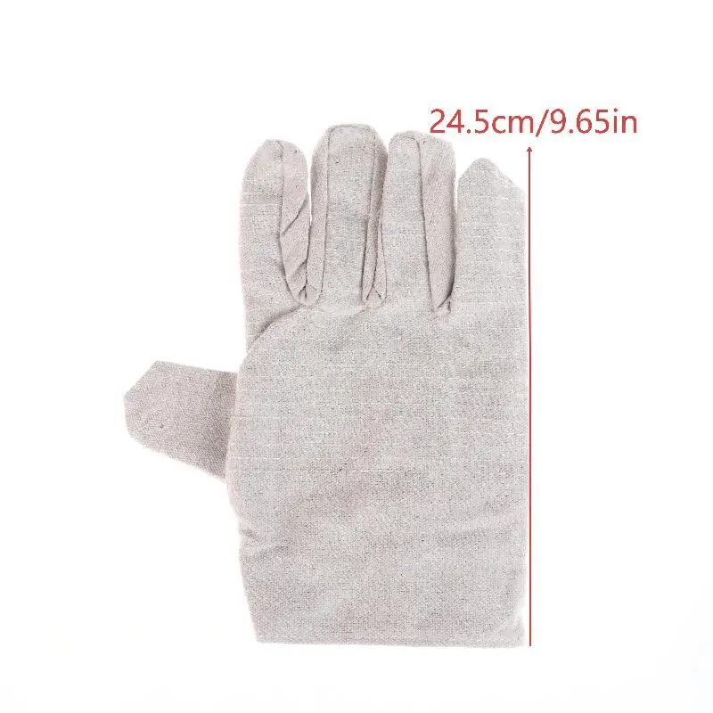 Canvas Gloves Wear-resistant Welder Maintenance Canvas Gloves Double Thickened Protective Labor Protection GlovesCanvas Gloves