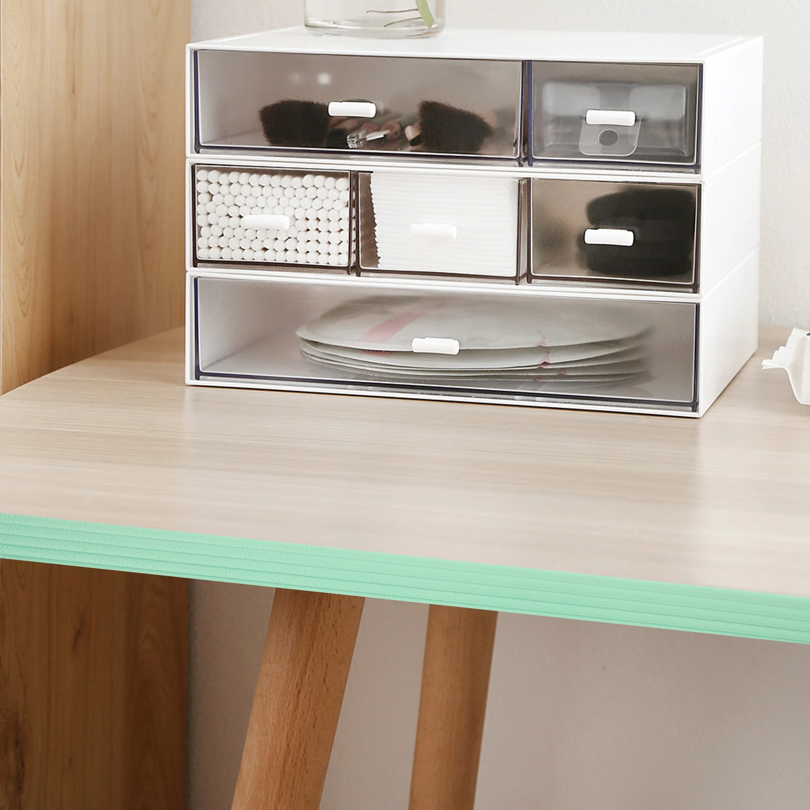 

Multi-Functional Bumper Strip Table Edge Corner Protector Kids Bed Ladder Mat NBR Rubber Wall Stair Safety Padding Removable