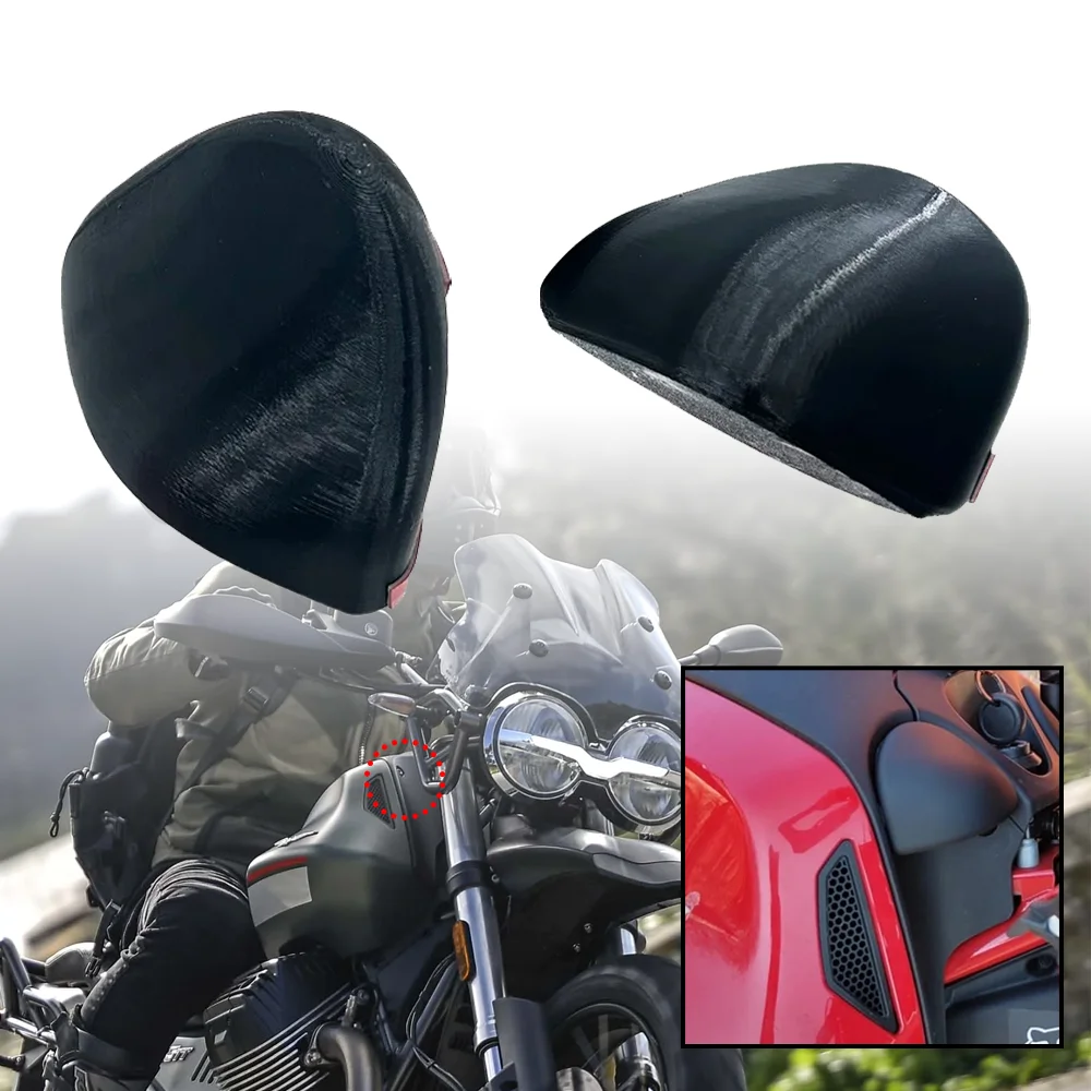 

V 85 TT Air flow Deflector Fit For Moto Guzzi V85tt 2021-2024 Motorcycle Accessories Diversion Windshield Spoiler Rubber Block