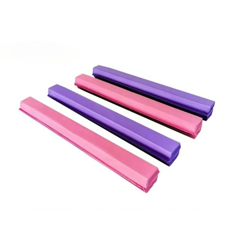 High-Quality Foldable Leather Eco-Friendly Customizable Balance Beam for Kids' Gymnastics and Fitness Centers