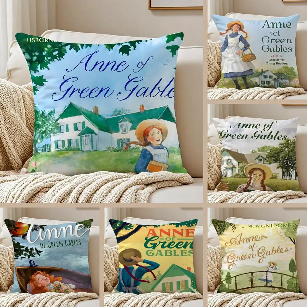 Classic Anime A-Anne of G-Green Gables Cushion Cover Pillowc