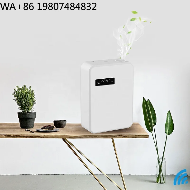 Professional HVAC Waterless Scent Nebulizer Wifi App Control 200ml Capacity Essential Oil Diffuser Timing Silent Air Freshener