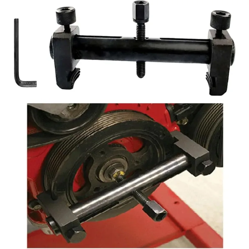 Universal Heavy Duty Grooved Pulley Extractor Crankshaft Removal Tool 40mm-165mm Auto Engine Disassembly for Vehicle Repair Jobs