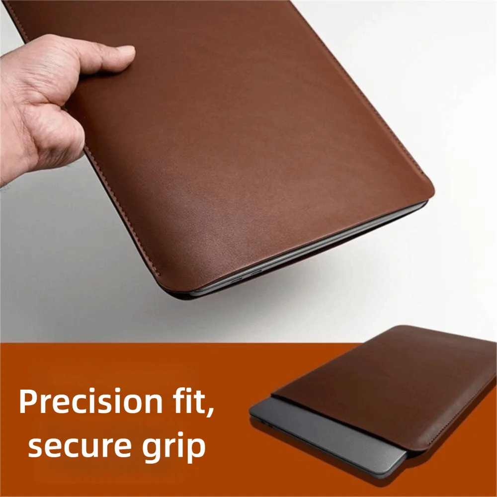 13 14 15 Inch Laptop Sleeve Carring Case Microfiber Lining PU Leather Notebook Tablet Briefcase for Lenovo Dell Laptop