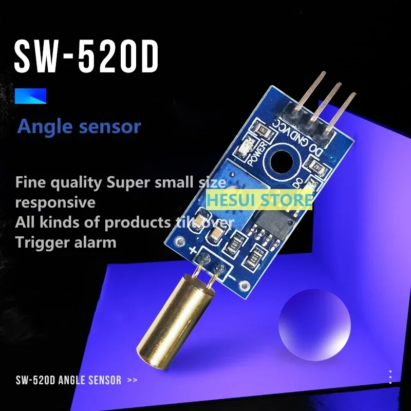 Angle sensor module Ball switch Tilt sensor Gold SW-520D Angle sensor