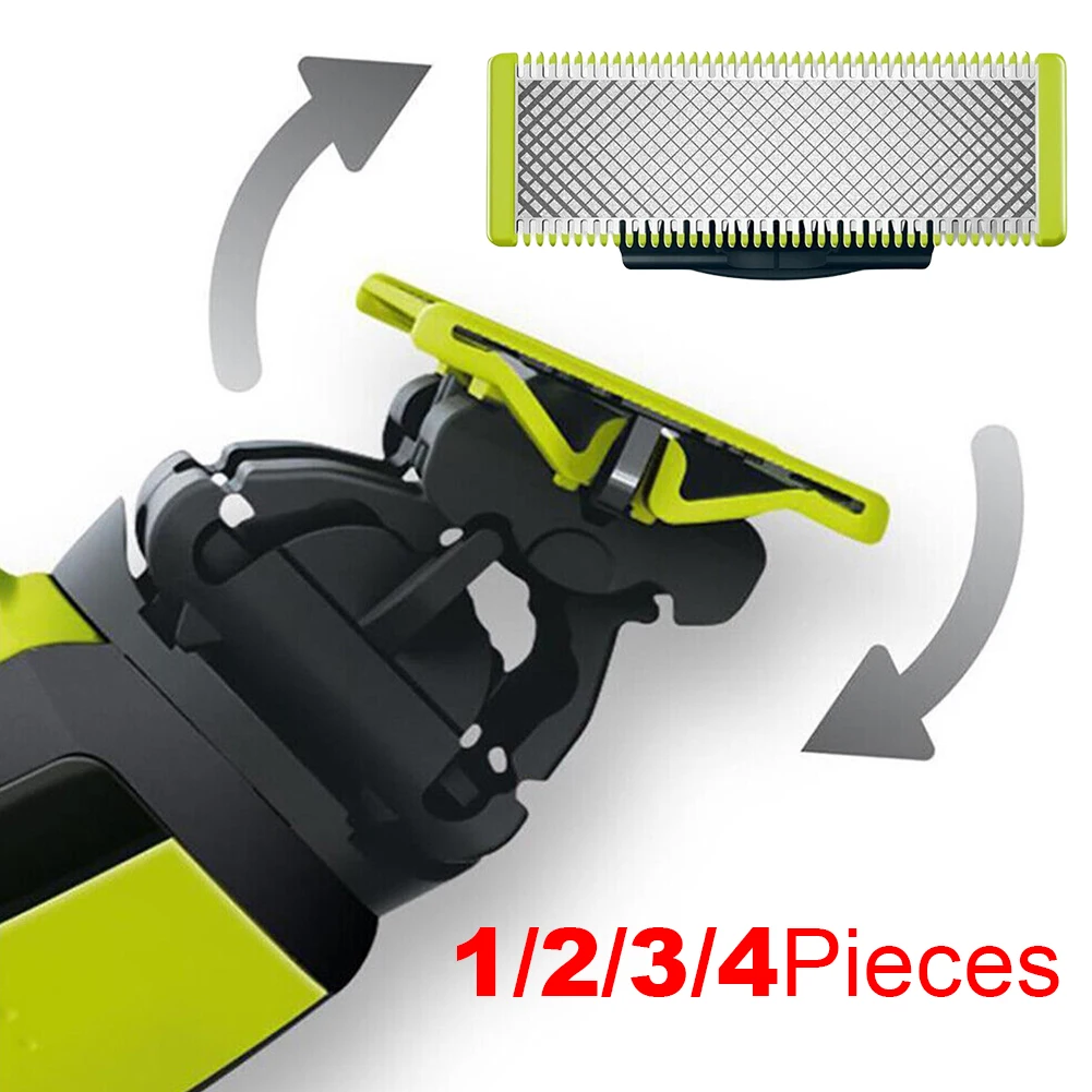 1/2/3/4 PCS Replacement Blade Shaver Blade Cutter Trimmers Blade for Philips OneBlade QP2520 QP2523 QP2630 QP6510