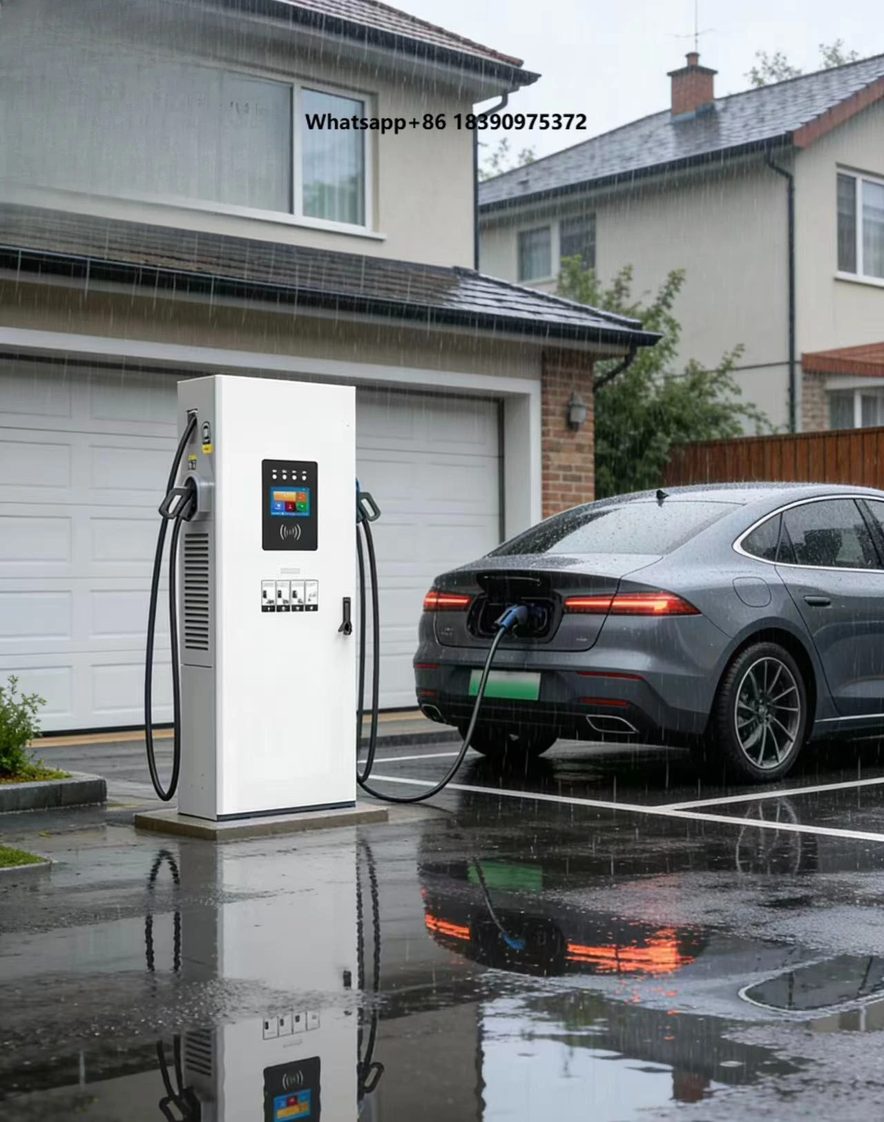 120kW DC EV Charger | 380V Input, 160A Current,  7-inch Screen, IP54, 200kg