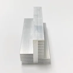 Power tube radiator T type profile 51*46.5*100 150mm Electronic component heat sink Energy storage power supply heat dissipation