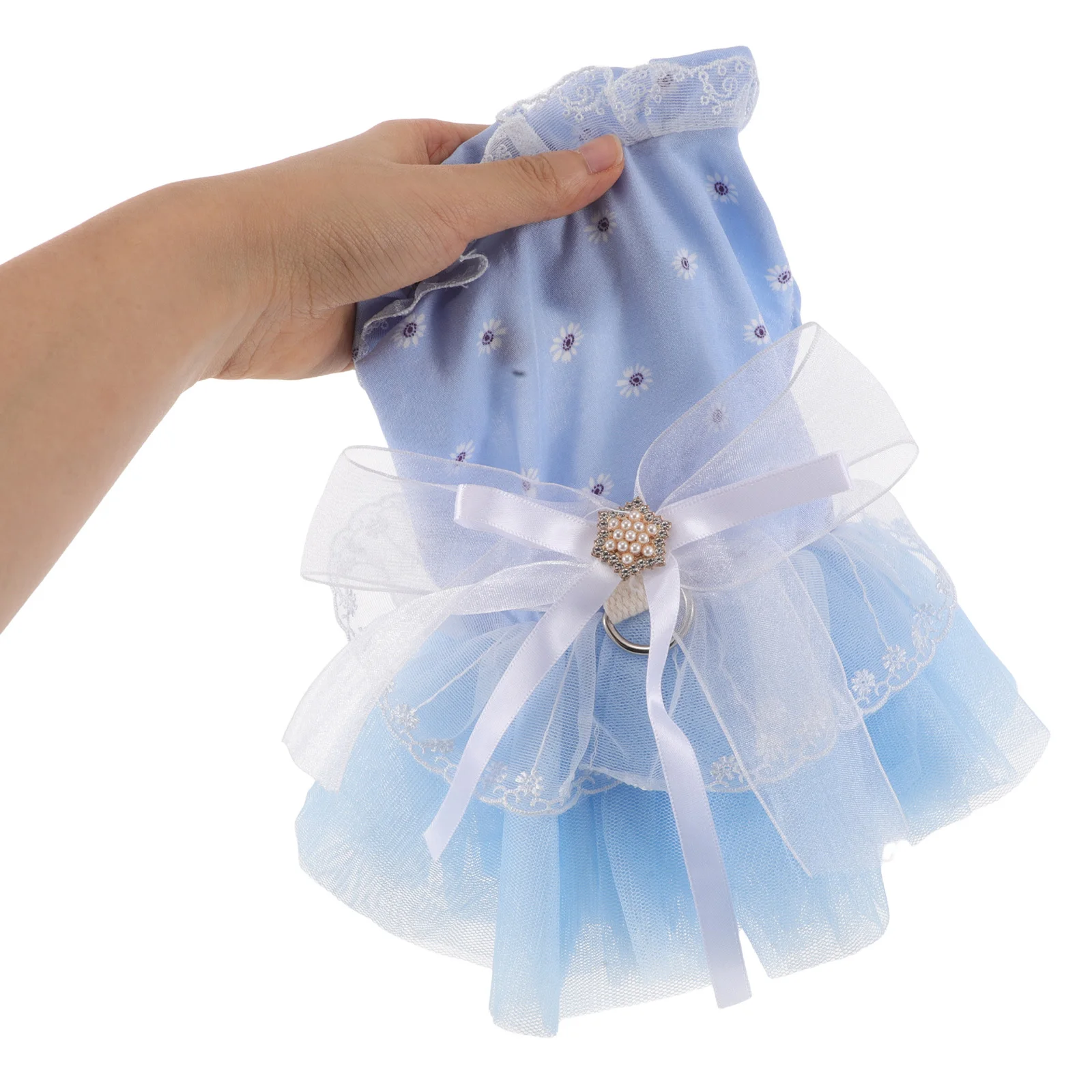 

Colorful Butterfly Fairy Pet Tulle Skirt for Small Dogs Cats Fancy Princess Party Dress Colorful Tutu for Dogs