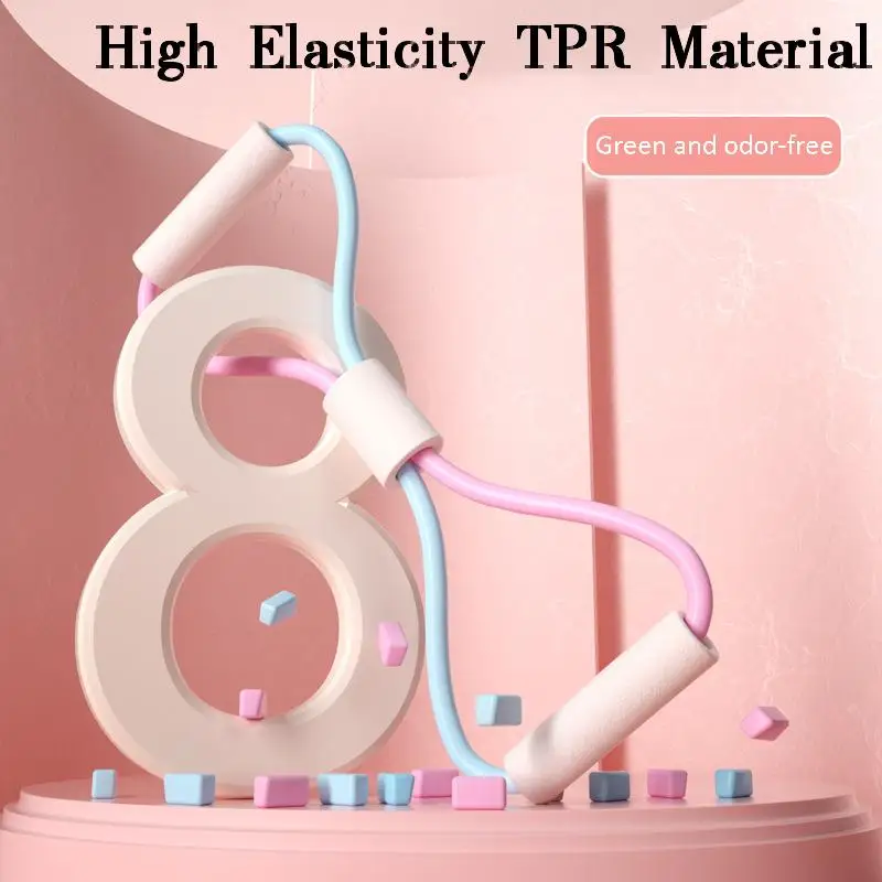 

Thickened Silicone Yoga Resistance Band Figure 8 Arm Strength Training Fitness Back Shaping Band for Enhanced Workout Performanc