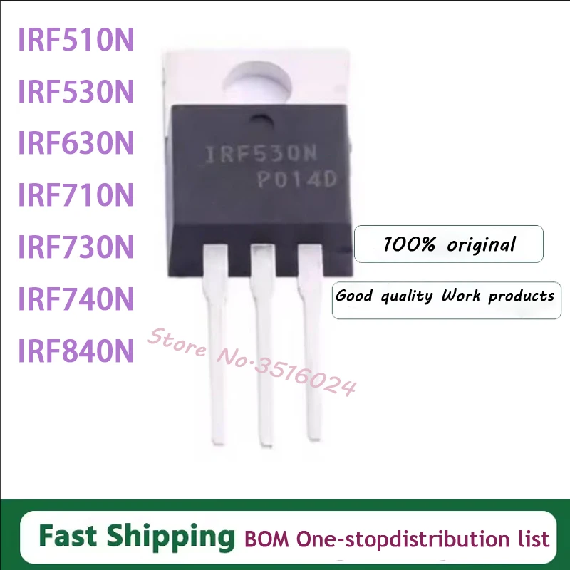10PCS/lot IRF530N  TO-220 100V 17A 100% NEW