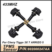 1/4PCS TPMS Tire Pressure Sensor For Chery ARRIZO 5 5e Tiggo 7 3X 5X 433MHZ 802000247AA