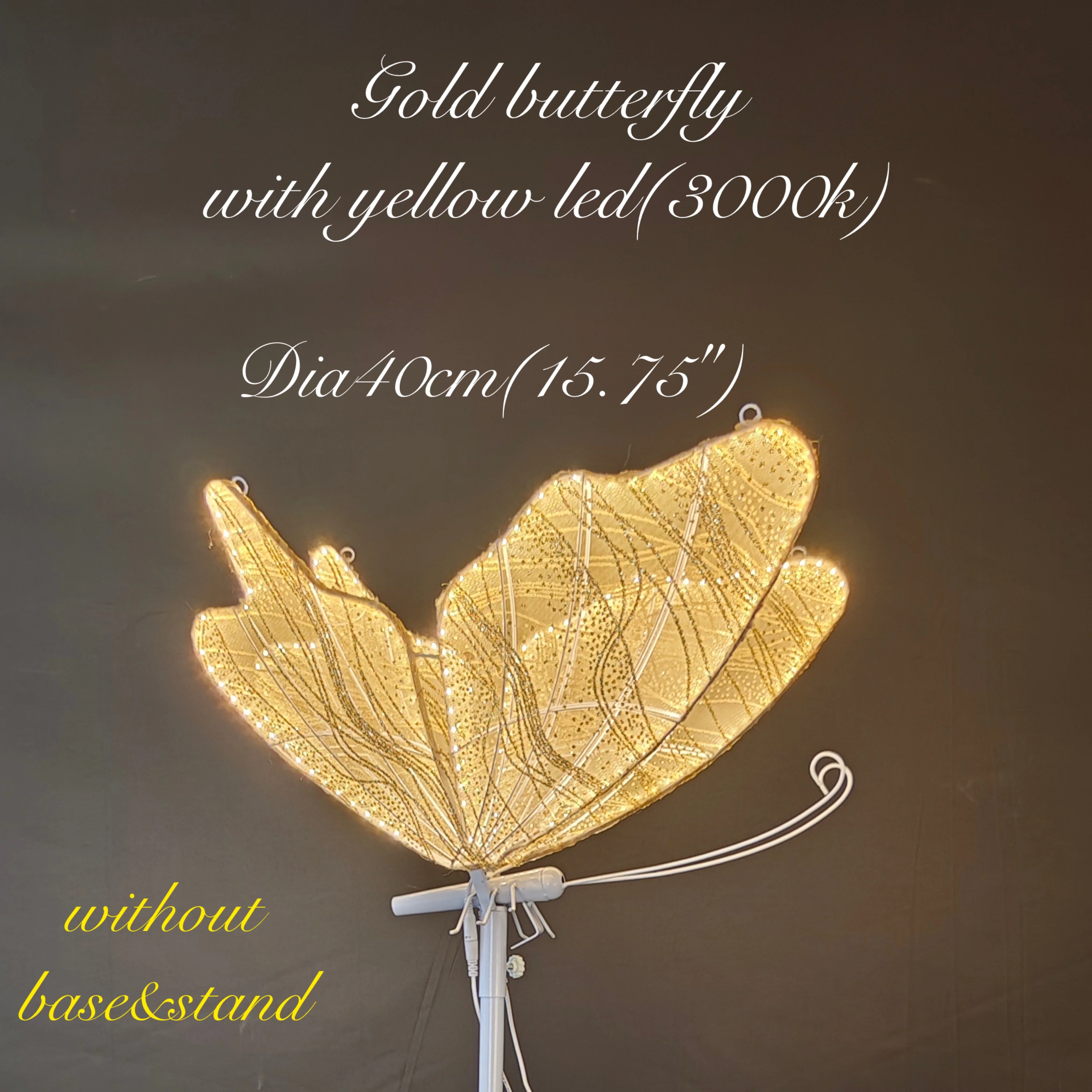 Mini Butterflies Led Wedding Light Romantic Lace Dia40cm Butterfly Floor Lamp Decor Wedding Walkway Party Event Lights