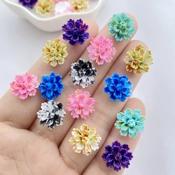 50Pcs Mixed Nail Art Resin Cartoon Little Flower Designer Charms strass artigianato fai da te per gioielli decorazioni 3D per unghie