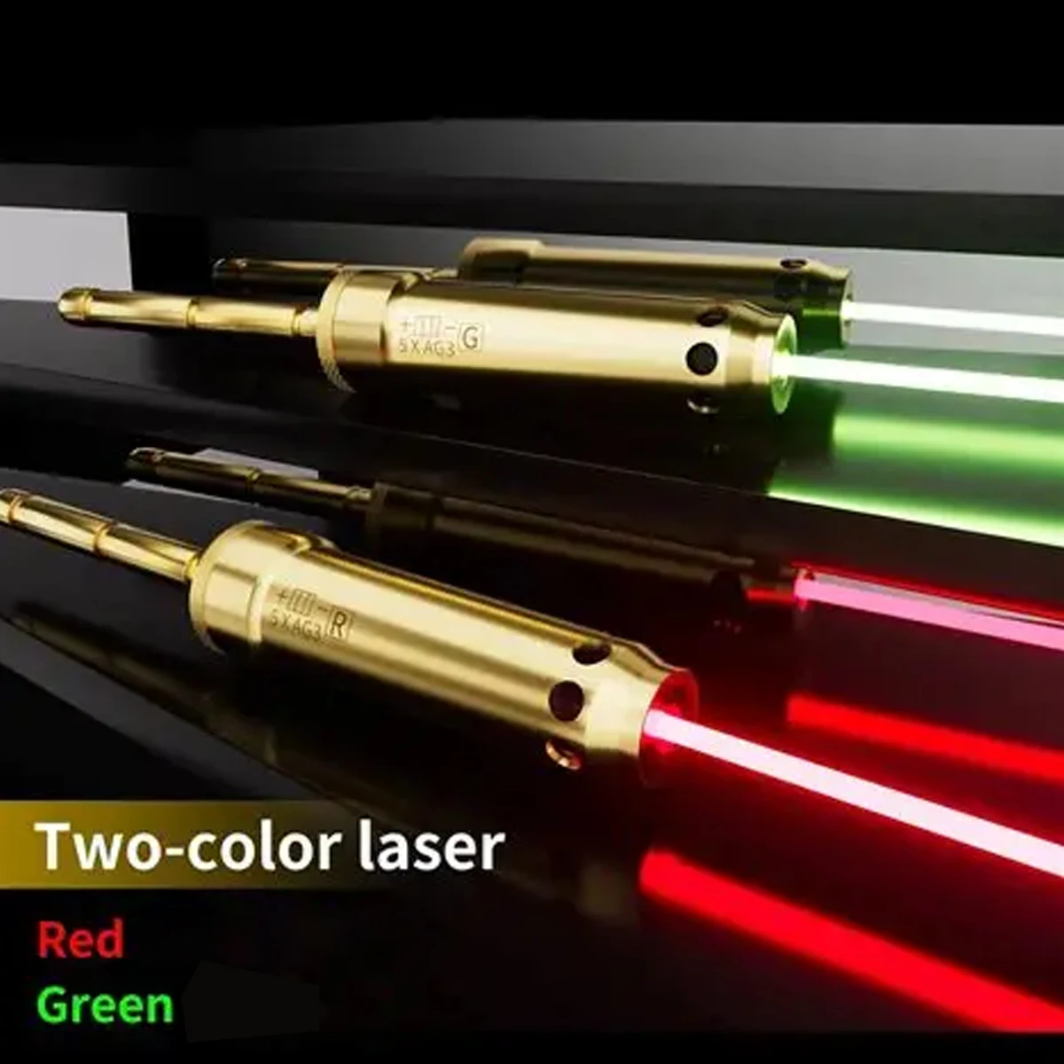 9mm 9X19mm 380ACP 38SPL 40S&W 223Rem 45ACP 7.62x39 Tactical Red Dot Laser Training Bullet Dry Fire Laser Trainer Cartridge