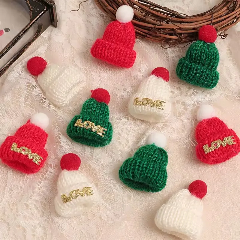 10Pcs Mini Santa Ha… - image