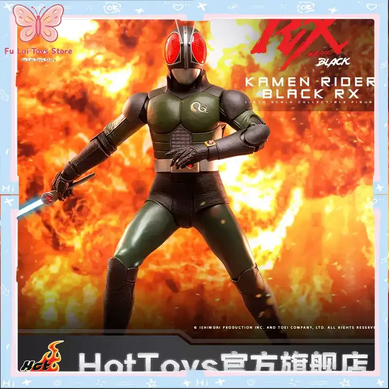 Original Hot Toys TMS179 Kamen Rider Black RX 1/6th Scale Collectible Figure LED Light‑up Effects Premium Display Model Gift