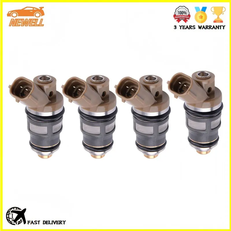 4pcs 23250-16140 23209-19105 23209-16140 Fuel Injector For Toyota Corolla LVN Sprinter Levin AE101 AE111 Carina AT210 1991-2000