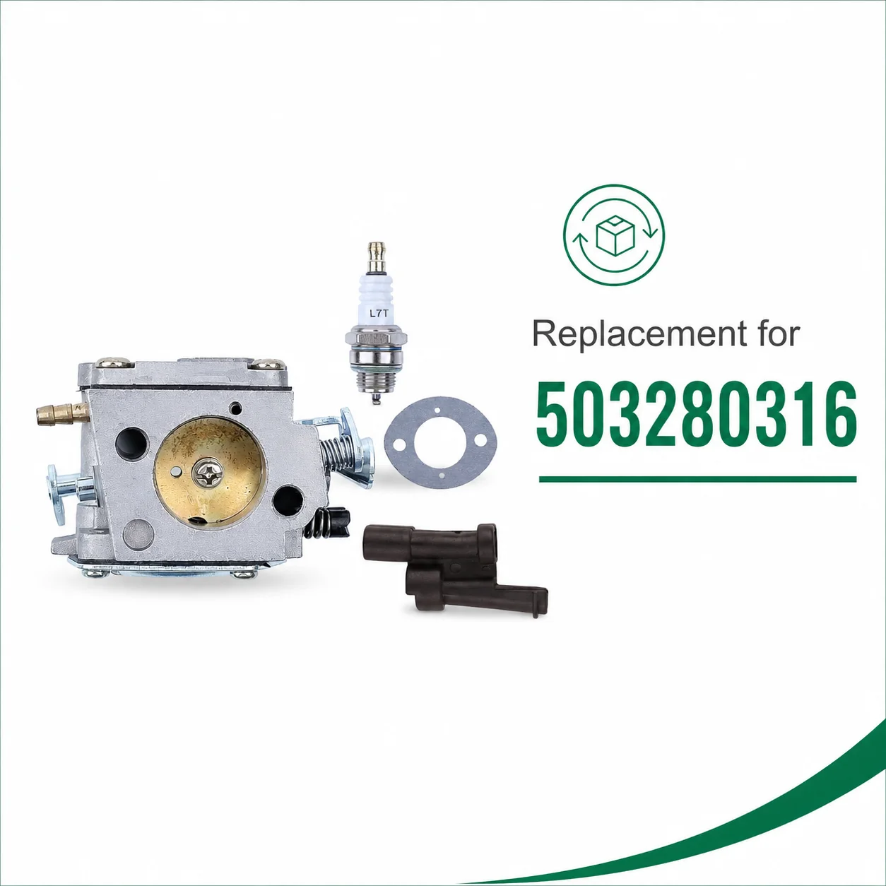 503280316 Carburetor Carb Kit for Husqvarna 268 272 266 61 272XP Chainsaw Spark Plug Grommet Gasket Tune Up Repair Kit Saw Parts
