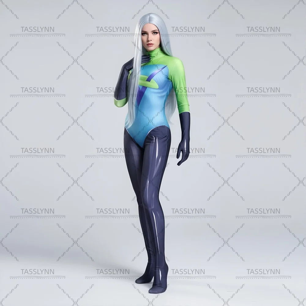 The Incredible Voyd Cosplay Costume For Women Adult Superhero Zentai Bodysuit Mirage Halloween Party Outfit Role Play Party view 3