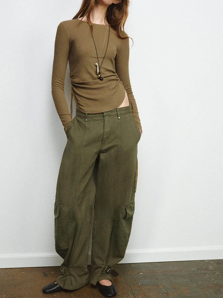 

Новинка! Женская футболка с длинным рукавом и круглым вырезом, приталенная, для праздников, коллекция Весна 2026, модель 478603