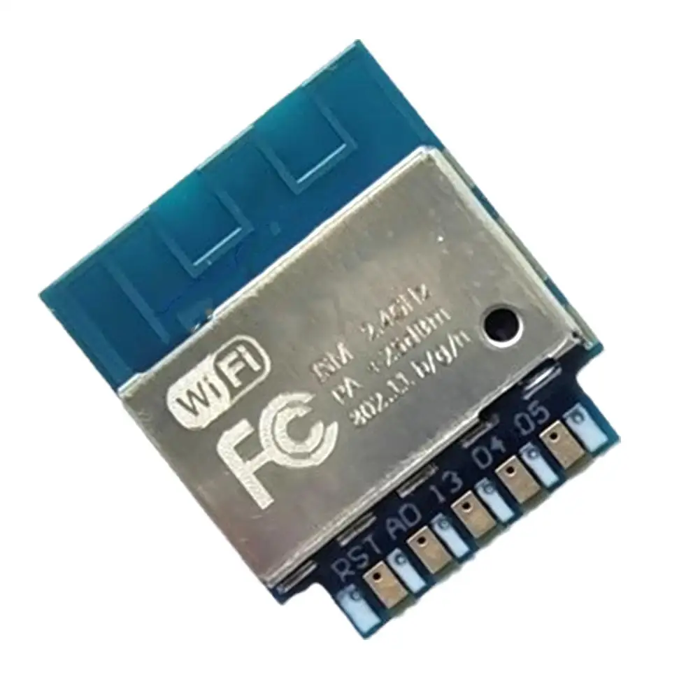 Módulo Wi-Fi sem fio com transmissão transparente, compatível com ESP8285, Pacote Serial Golden Finger, ESP8285, ESP-02S