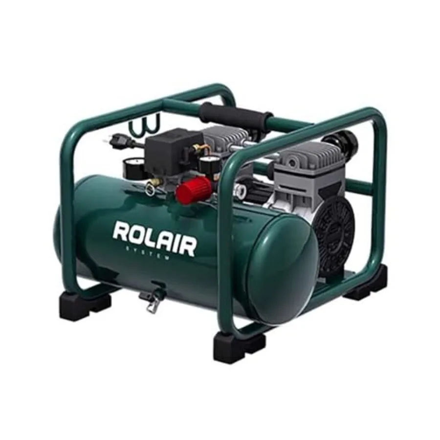 

Портативный ручной воздушный компрессор 2 л.с., сверхтихий (70 дБ), 115 В, легкий алюминиевый корпус, компактный дизайн для дома и гаража