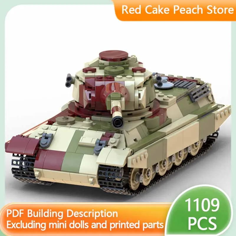 Military Aircraft Model MOC Building Tank In The Design Draft Modular Technology Gifts Holiday Assemble Children Toys Suit