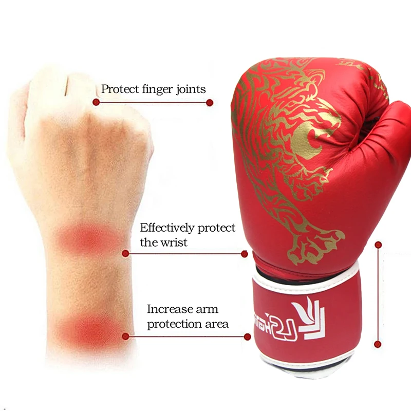 Boxing Gloves - Taekwondo, Karate, Muay Thai Training, Durable Bag for Protection During Workouts