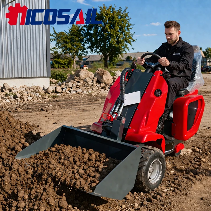 

Мини-погрузчик на 3 колесах для работы с тюками сена, с сертификатом CE Euro 5, сельскохозяйственная техника, с депозитом