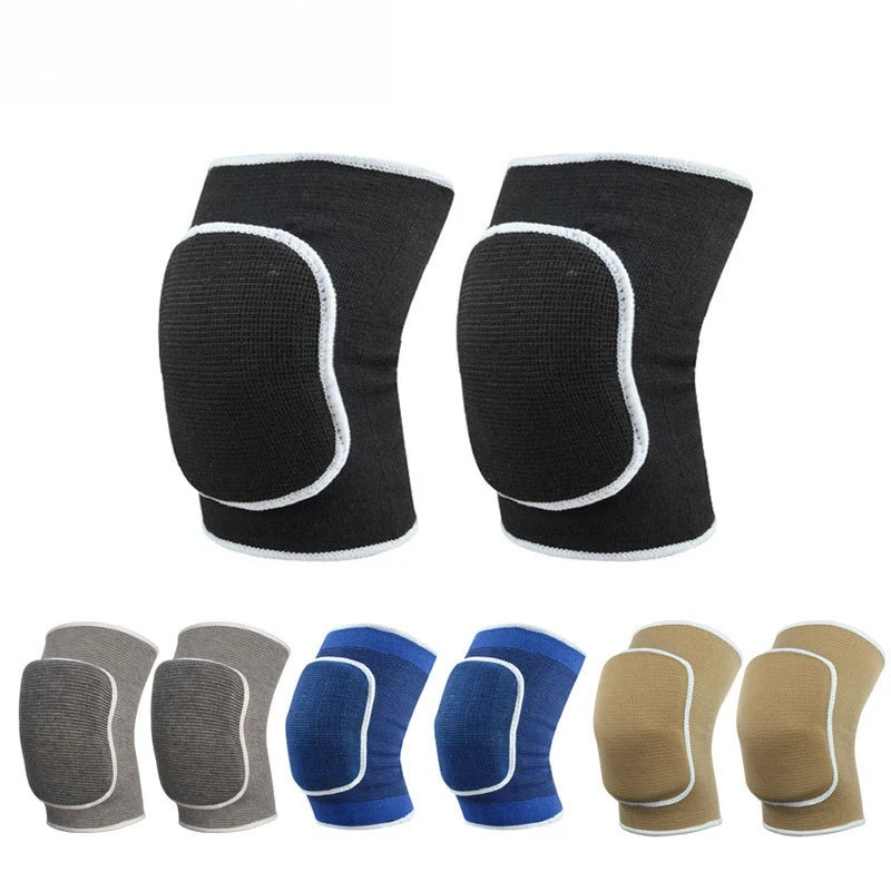 Sponge Knee Pads Protective Gear for Warmth Anti-collision Sports Volleyball Ice Skating Cycling Hot-Selling Cross-Border