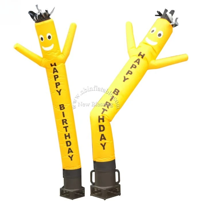 Outdoor Decorative 6ft Inflatable Air Dancer, Mini Star Shaped, Party Event Decoration, Dancing Balloon Display