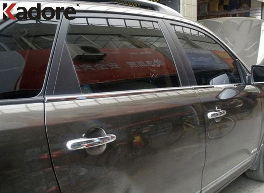 Door Handle Cover Trims For KIA Sorento 2010 2011 2012 2013 2014 2015 Chrome Car Side Door Handles Catch Cap Accessories