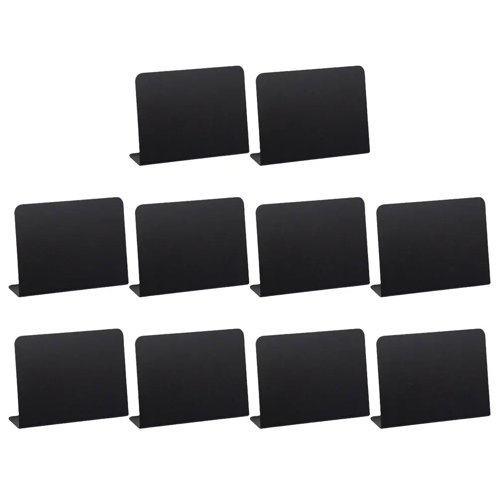 

10pcs Mini Blackboards 10x7 5cm PVC Chalkboards Food Signage Restaurant Price Tags Decorative Desktop