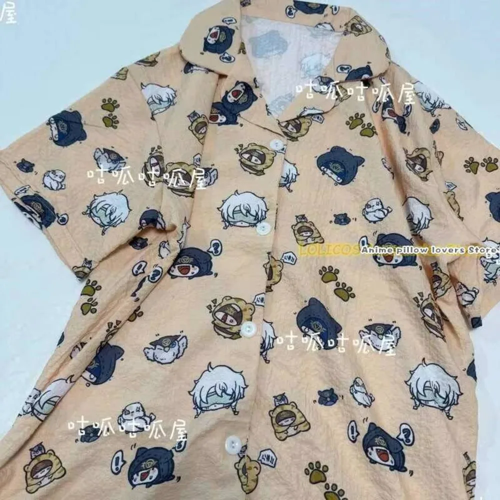 

Game Anime Identity Ⅴ Eli Clark Seer Theme Sleepwear Summer Casual Short-Sleeved Tops Shorts Pyjamas Set Cartoon Costume