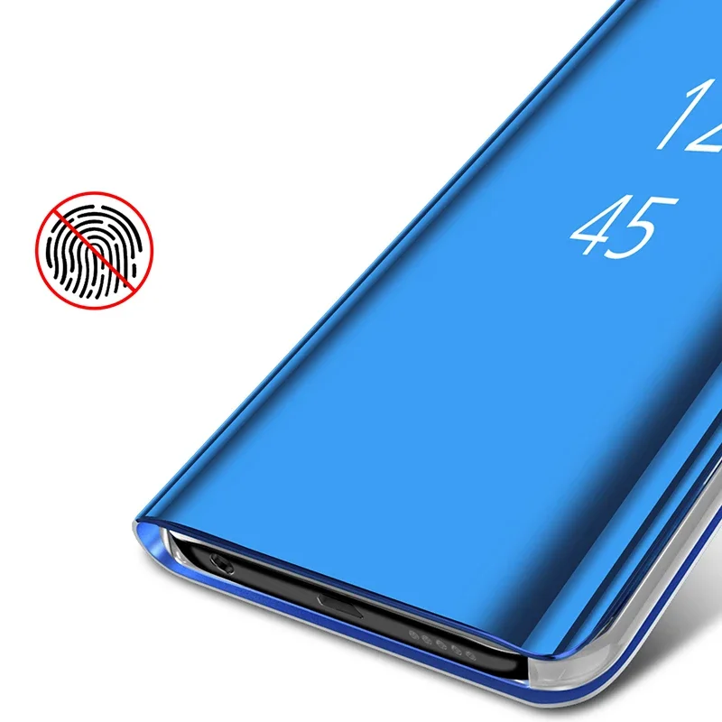 360 ° Vollständig geschützte Flip-Spiegel-Handyhülle für iPhone 17, 16, 15, 14, 13, 11, 12 Pro Max, vollständig abgedeckte Stehhalterung, Stoßstangenabdeckung – Detail 8