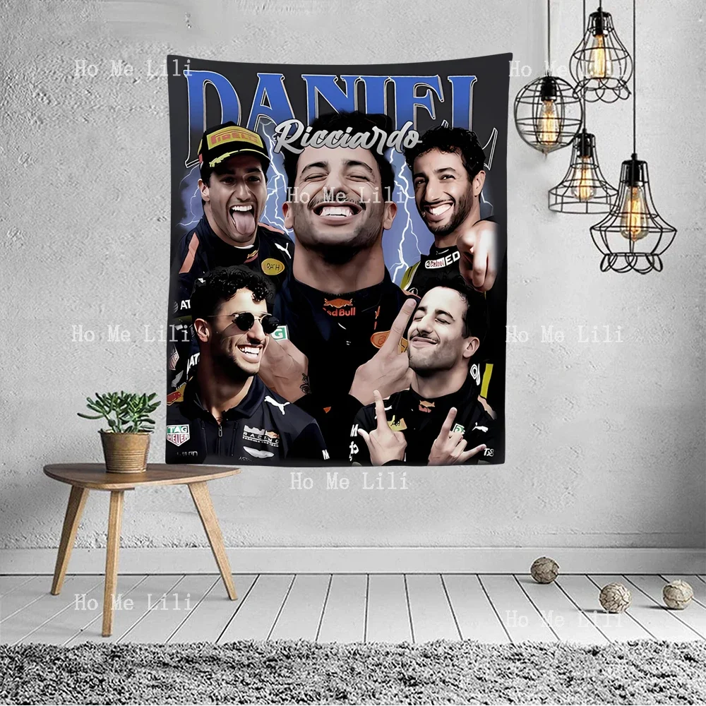 Limited Daniel Ricciardo Vintage Tapestry Wall Hanging For Bedroom Livingroom Modern Design