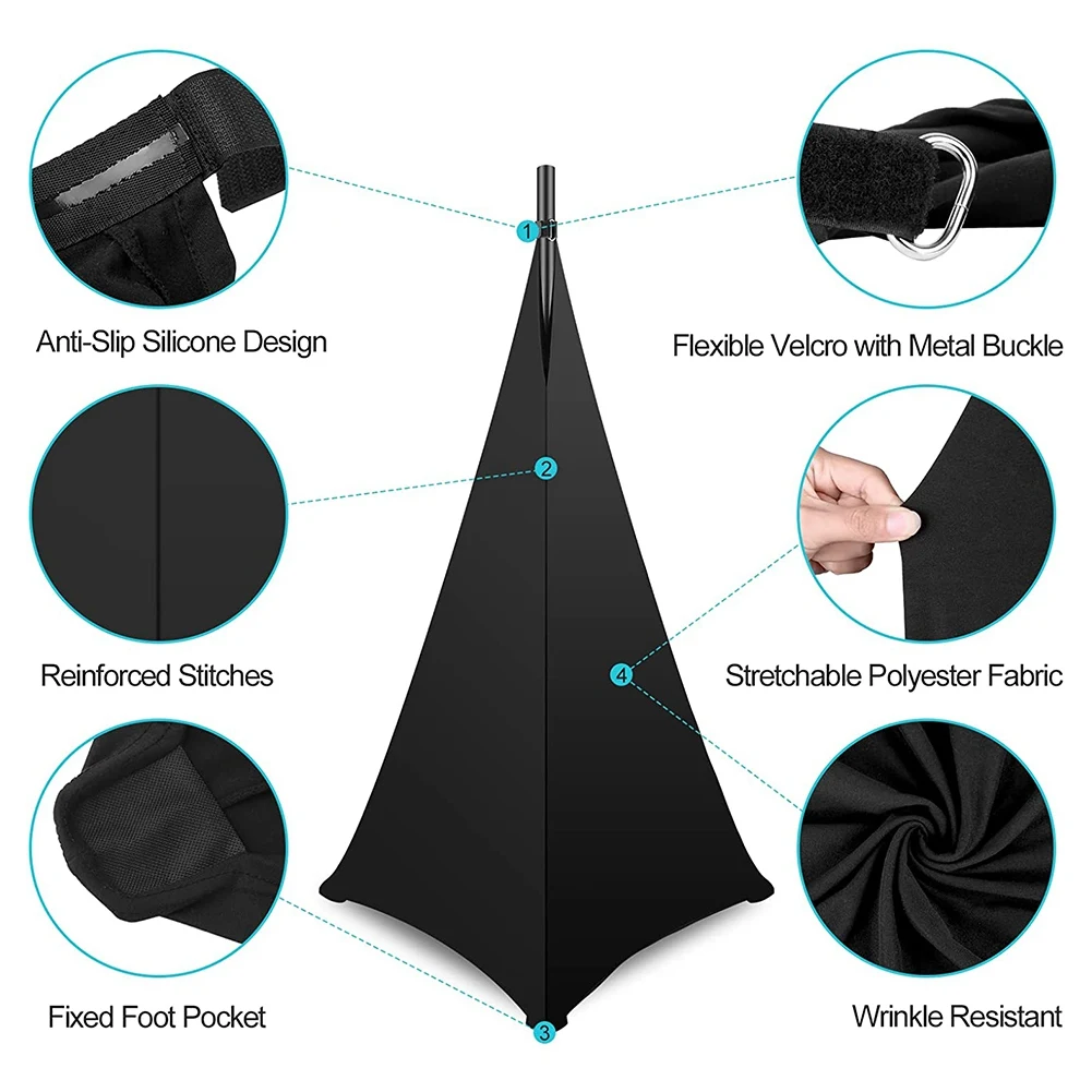 Osłony głośnik dla dj-a obudowa z podstawką głośników kompatybilne z większością regulowany statyw stojaka na głośnik, osłona na podstawkę głośnika