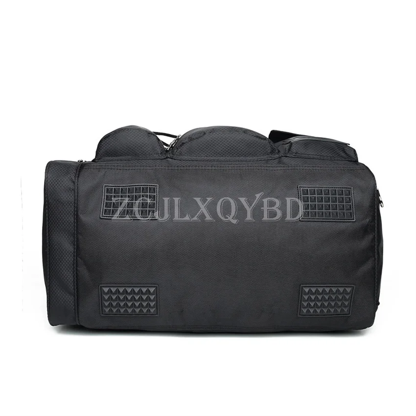 Bolso de gran capacidad para equipaje, bolsa de viaje de negocios, deportes de ocio, de nailon negro, impermeable, para emergencias al aire libre, nuevo