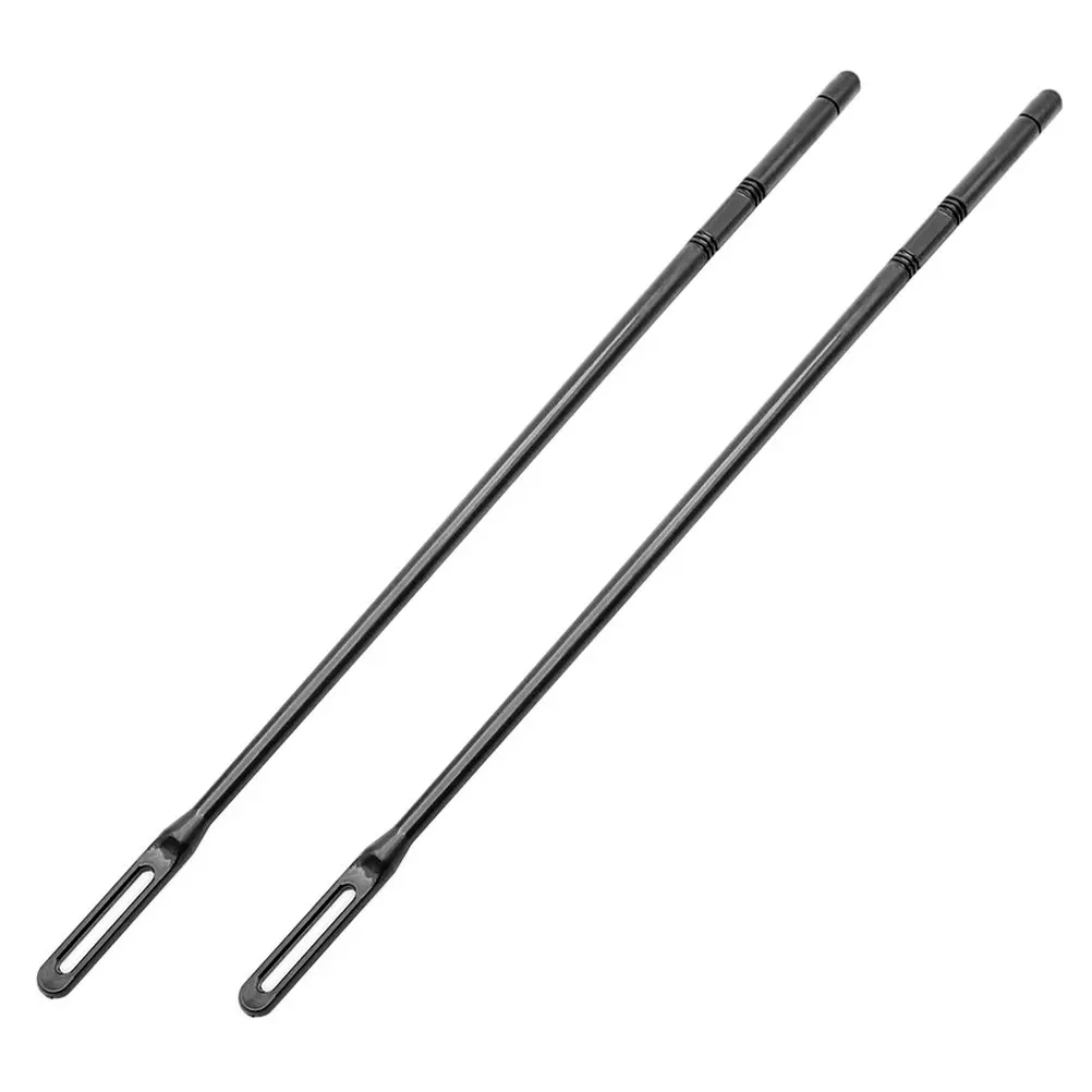 2 Pcs Practical Flute Cleaning Rod Instrument Tools Rods Black Lover Accessories