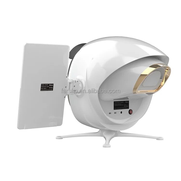 3D 피부 스캐너 케어 얼굴 분석기 모니터 기계, 매직 미러, 휴대용 테스트 영어 감지기, 얼굴 카메라 테스트 분석