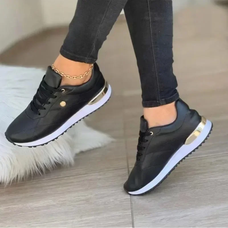 

New Casual Sneakers 2023 Spring Autumn Women's Shoes Light Soft Women Sneaker Fashion Lace-up Running Shoes Outdoor Female Shoes