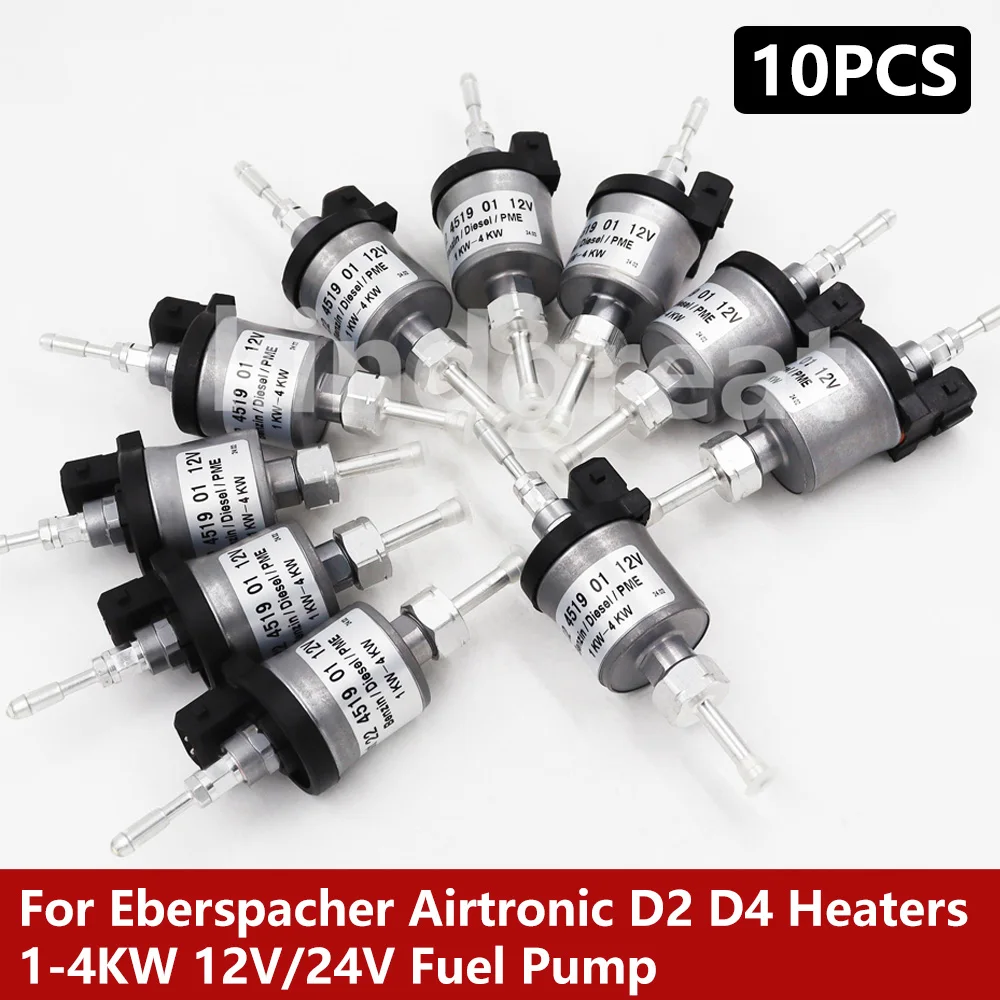 10PCS/Lot 1-4KW 12/24V For Eberspacher Airtronic D2 D4 Diesel Air Heaters Electric Fuel Pump Oil Metering Pump 22451801 22451901