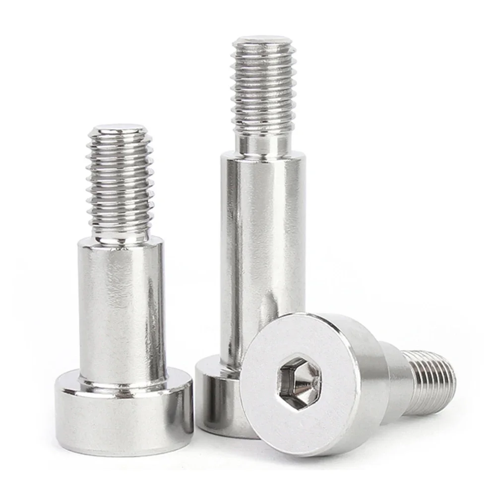 GB5281 Bearing Shoulder Screw M2 M2.5 M3 M4 M5 M6 M8 304 Stainless Steel Inner Hex Hexagon Socket Cap Head Shouler Screw Bolt