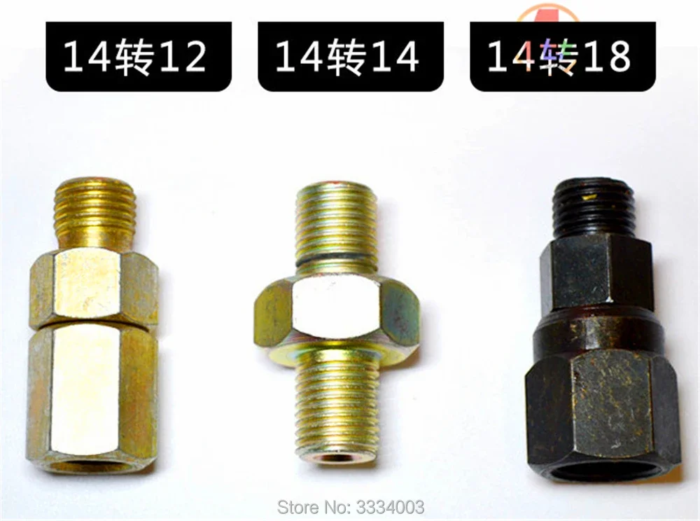 Common Rail Tube Conversion Joint Changing  M14-12/14/16/18 For   Test Bench, Inner Screw 1.5mm